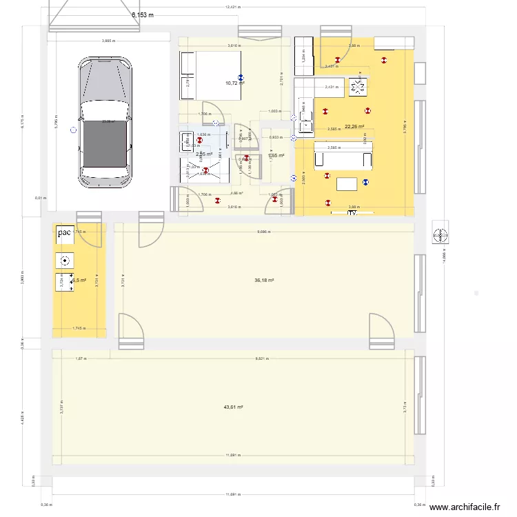 rch 23 ter perso travaux etape 1. Plan de 9 et 152 m² rch 23 ter perso travaux etape 1. Plan de 9 et 152 m²