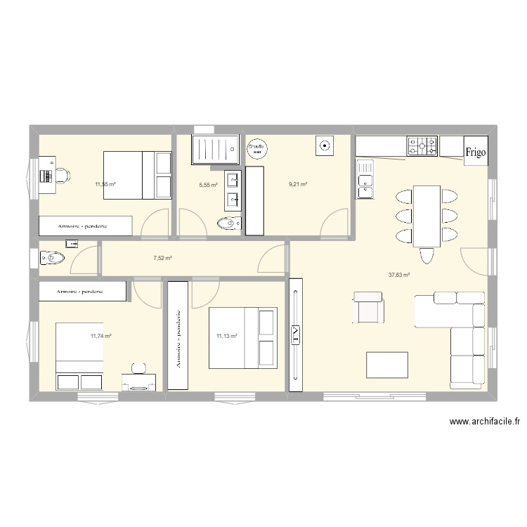 Bugalar 3. Plan de 0 pièce et 0 m2