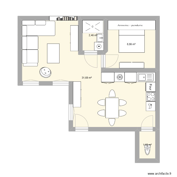 PRIVEE. Plan de 0 pièce et 0 m2