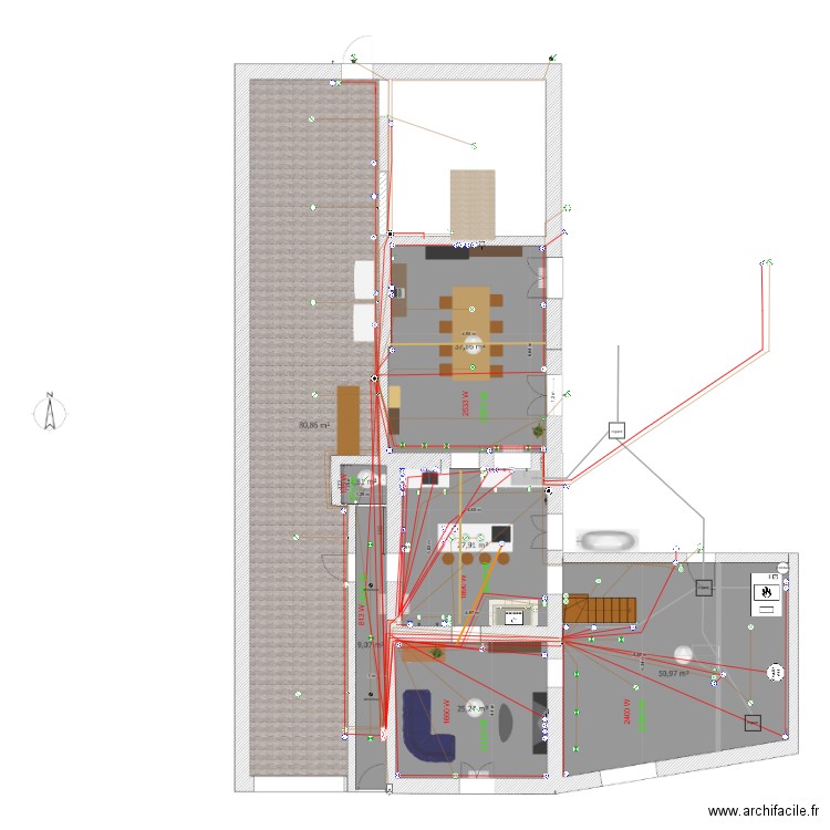 rdc élec dernier. Plan de 0 pièce et 0 m2
