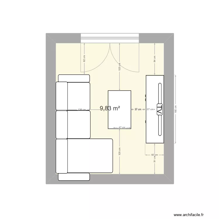 Salon HC. Plan de Salon HC. Plan de