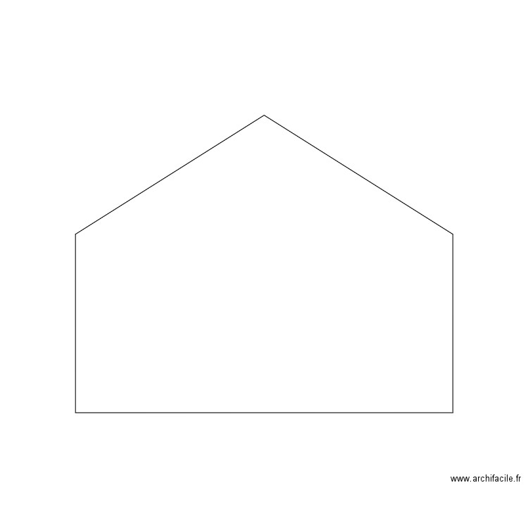 VUE FACADE EST. Plan de 0 pièce et 0 m2