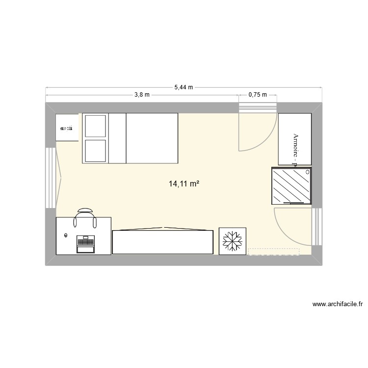 DP Garage. Plan de 0 pièce et 0 m2