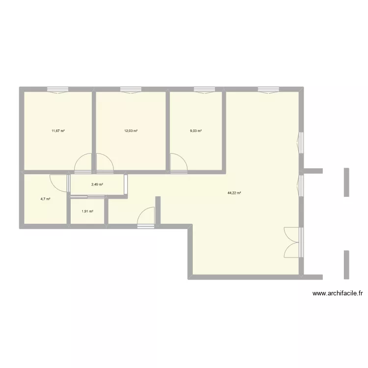 Appartement. Plan de Appartement. Plan de