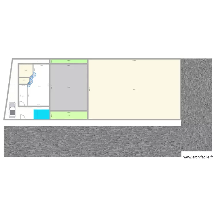 cadastre. Plan de 22  et 1323 m²