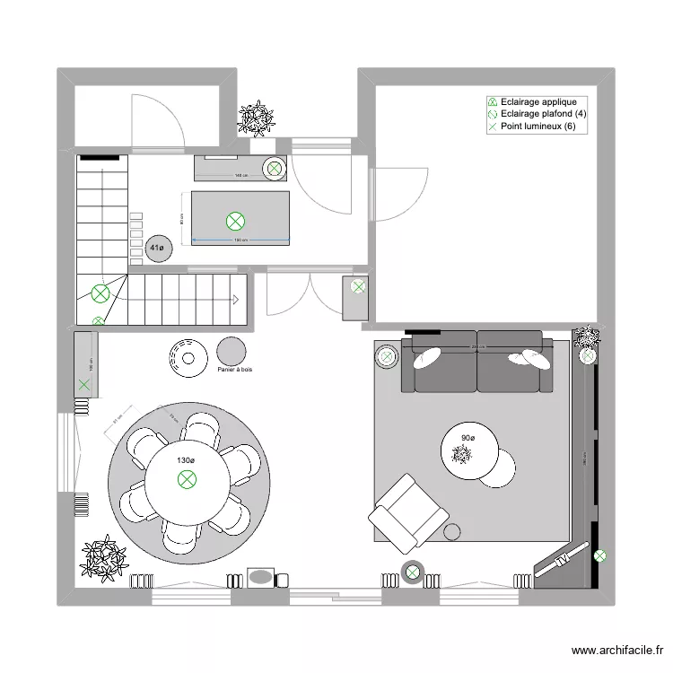 Caroline Ginglinger Noir et blanc new sofa. Plan de 