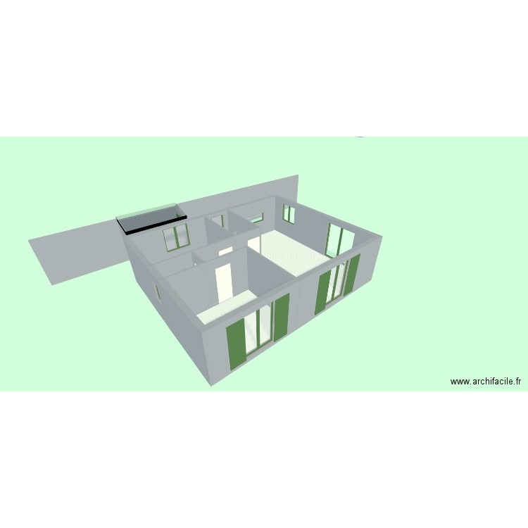 melito. Plan de 15 pièces et 143 m2