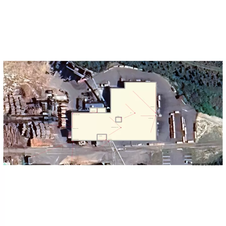 SCIERIE LOCATELLI. Plan de 