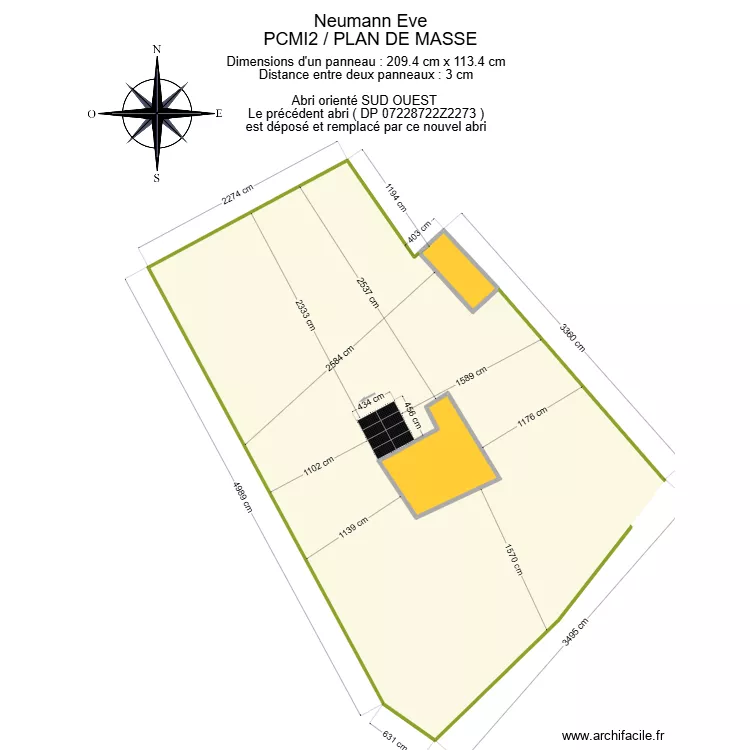  neumann Eve PLAN DE MASSE . Plan de 
