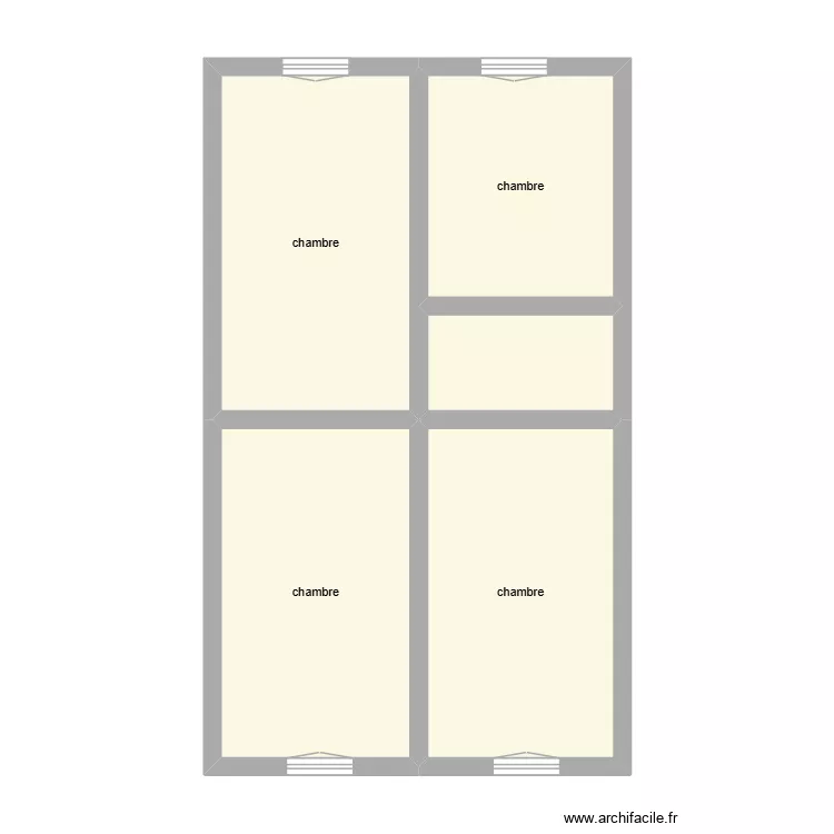 lacaud N+2 état initial. Plan de 5 et 55 m² lacaud N+2 état initial. Plan de 5 et 55 m²