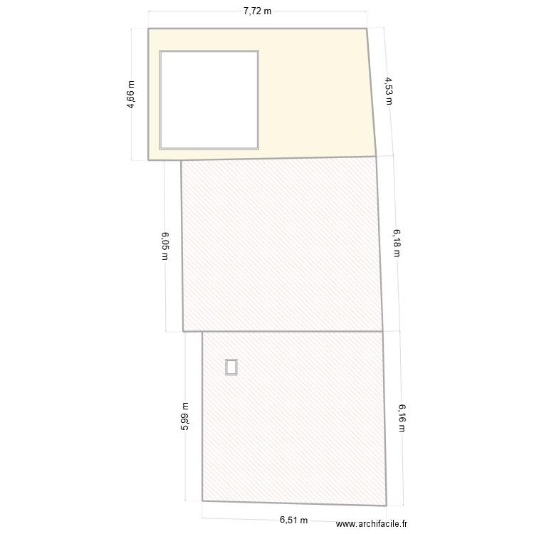 PLAN DE MASSE CHATEAUNEUF. Plan de 3 pièces et 117 m2