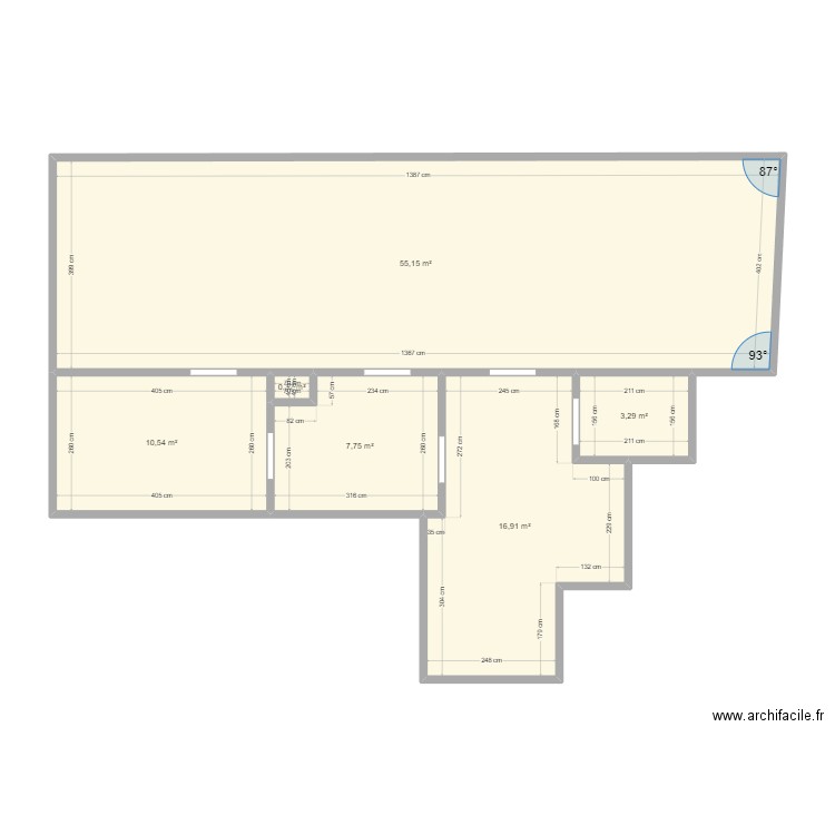 Plan actuel Rosheim. Plan de 6 pièces et 94 m2