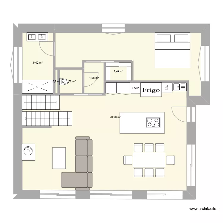 Plan echelle 18 juillet v2. Plan de 6 et 82 m² Plan echelle 18 juillet v2. Plan de 6 et 82 m²