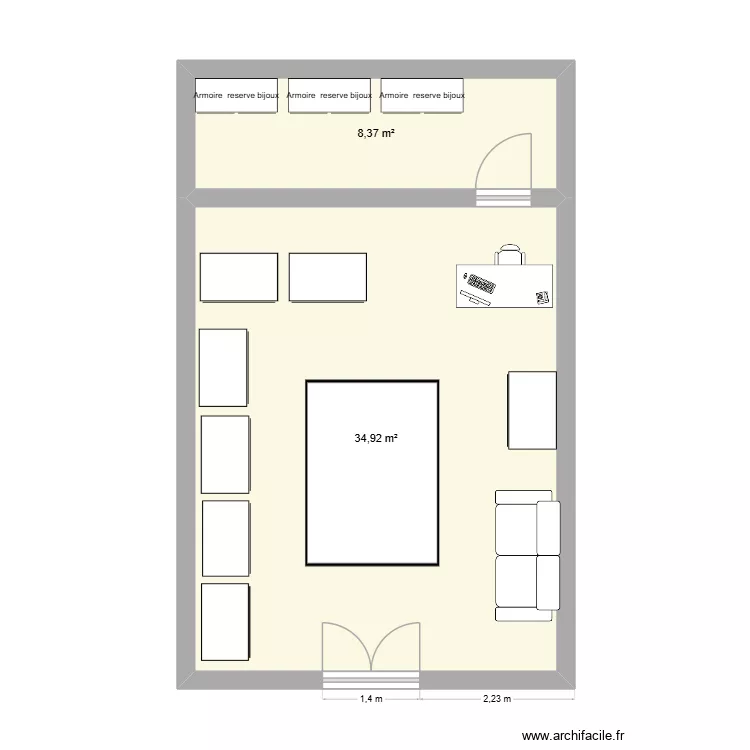 maison lya. Plan de 2 et 43 m² maison lya. Plan de 2 et 43 m²