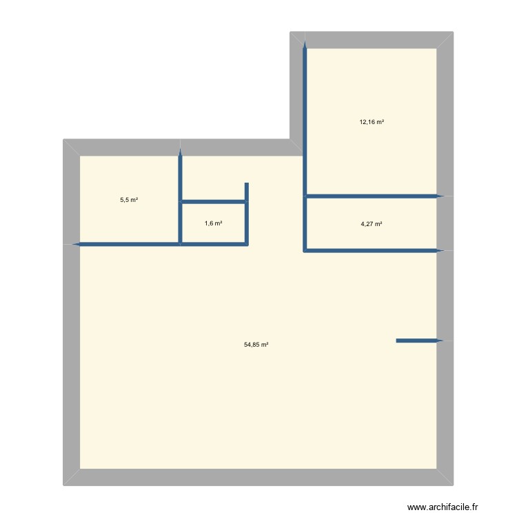 Maison définitive. Plan de 0 pièce et 0 m2