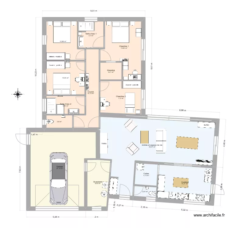 Gorisse PP1 test. Plan de 