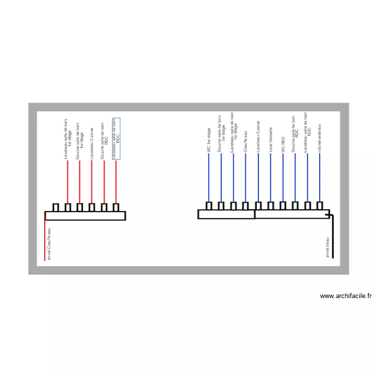 LEPAUVRE Pierre Maison Parigné Plombrie 2. Plan de LEPAUVRE Pierre Maison Parigné Plombrie 2. Plan de