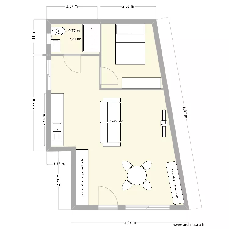 Extension garage 20-06. Plan de Extension garage 20-06. Plan de