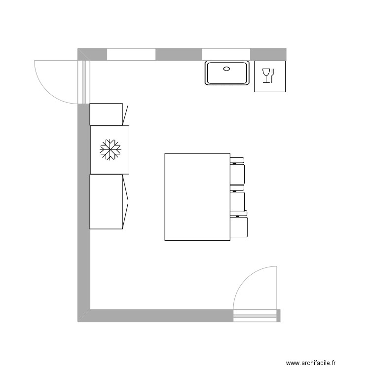 CUISINE MALO . Plan de 0 pièce et 0 m2