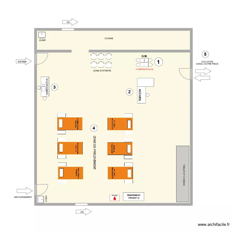LE BOSQUET. Plan de 