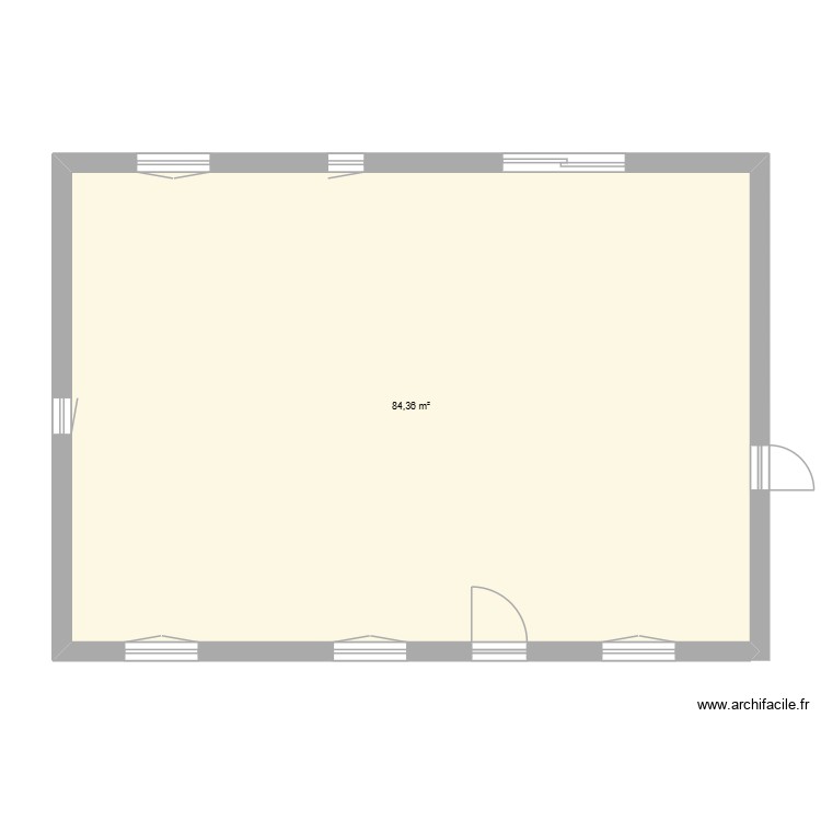 savigny. Plan de 0 pièce et 0 m2