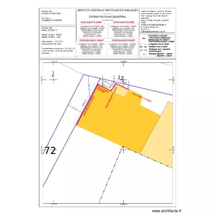 dp02 BONNAUDEAU. Plan de 