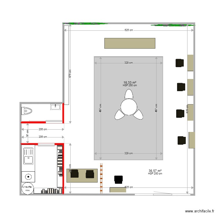 salon anais meuble 4. Plan de 4 pièces et 76 m2