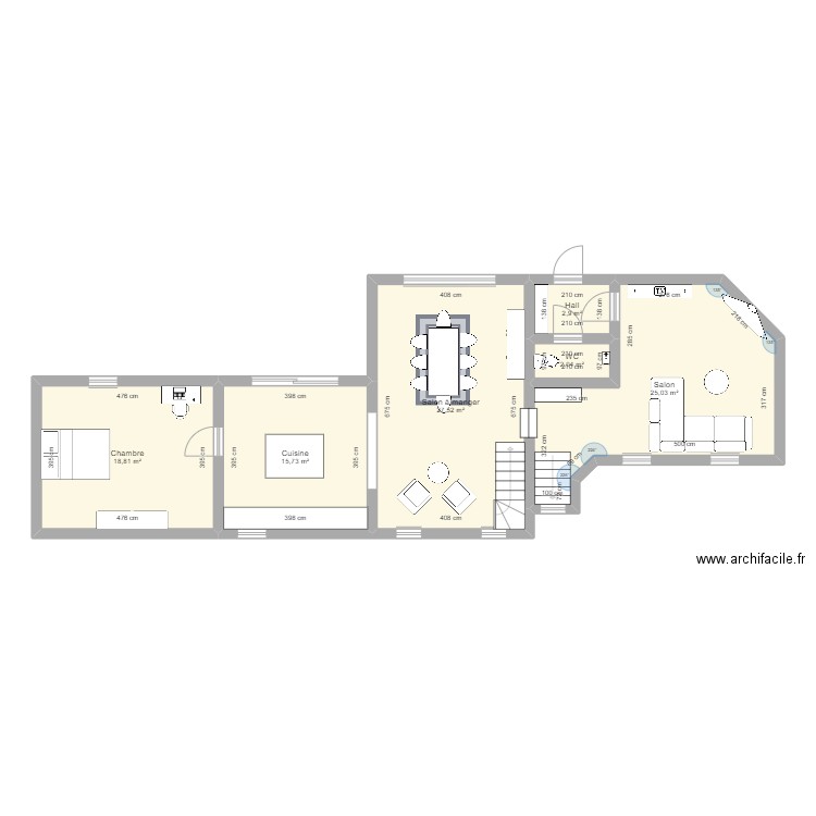 ACESri42A / 1. Plan de 6 pièces et 92 m2