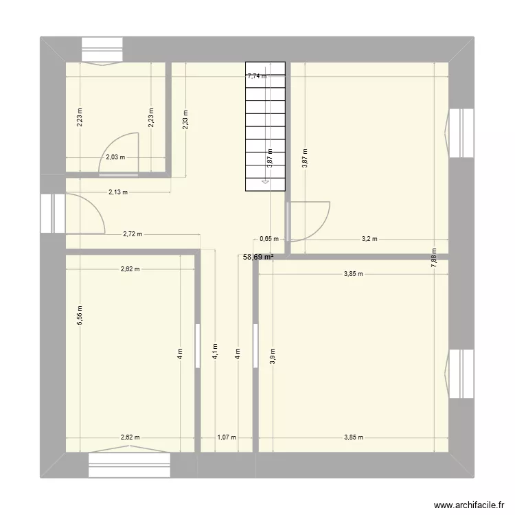 maison meroux. Plan de 1 et 59 m² maison meroux. Plan de 1 et 59 m²