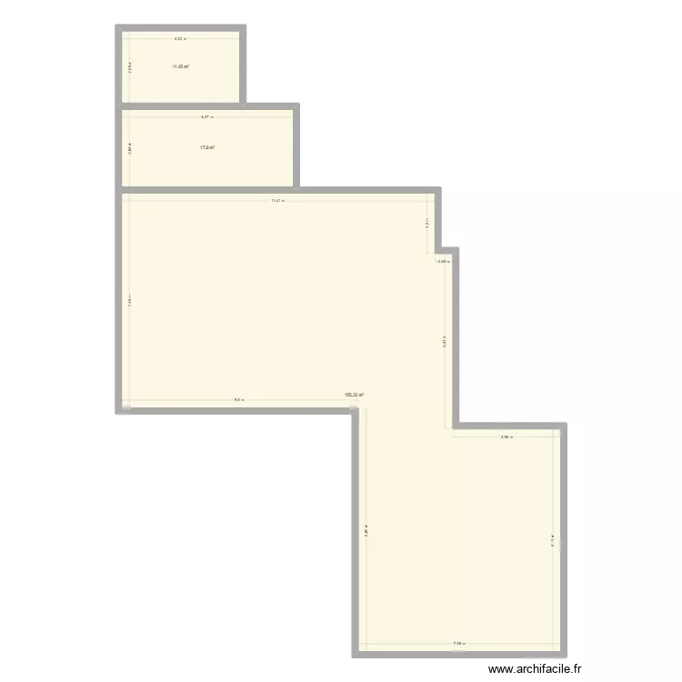 ANNE. Plan de 3  et 185 m²