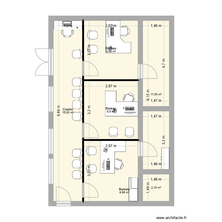 FRANCE SERVICE. Plan de 0 pièce et 0 m2