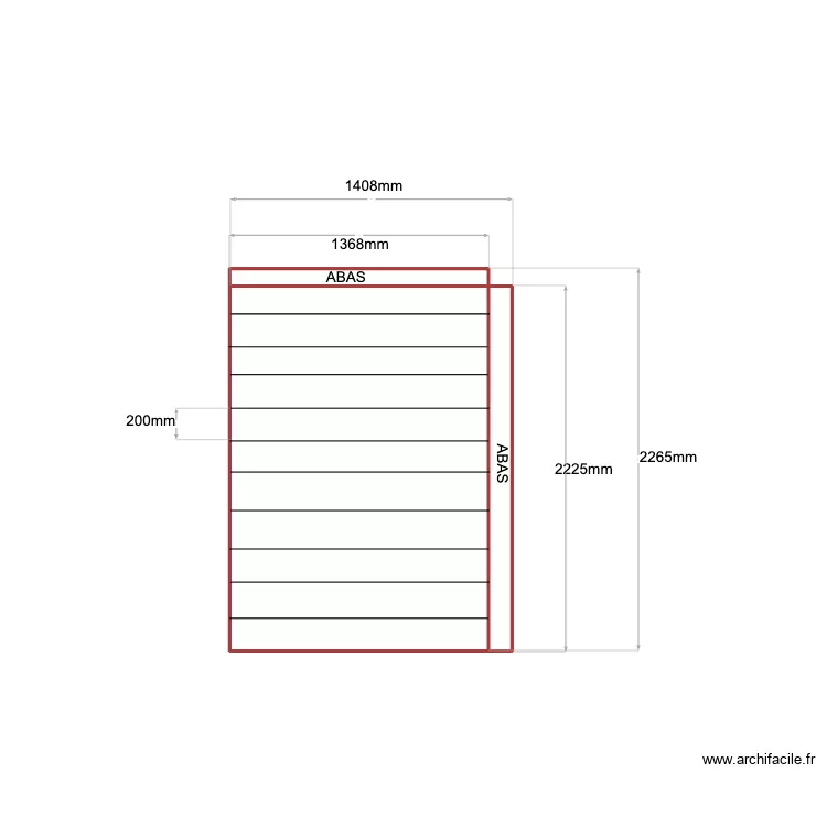 JAMES PLAQUE ALU. Plan de JAMES PLAQUE ALU. Plan de