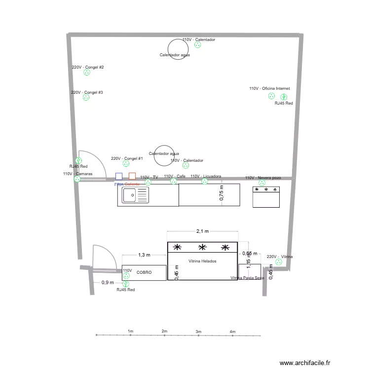 Sambil MGTA. Plan de 