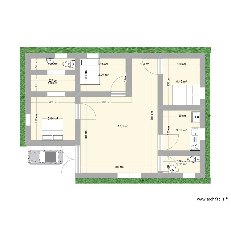 Projet Tonton Alexi. Plan de 0 pièce et 0 m2