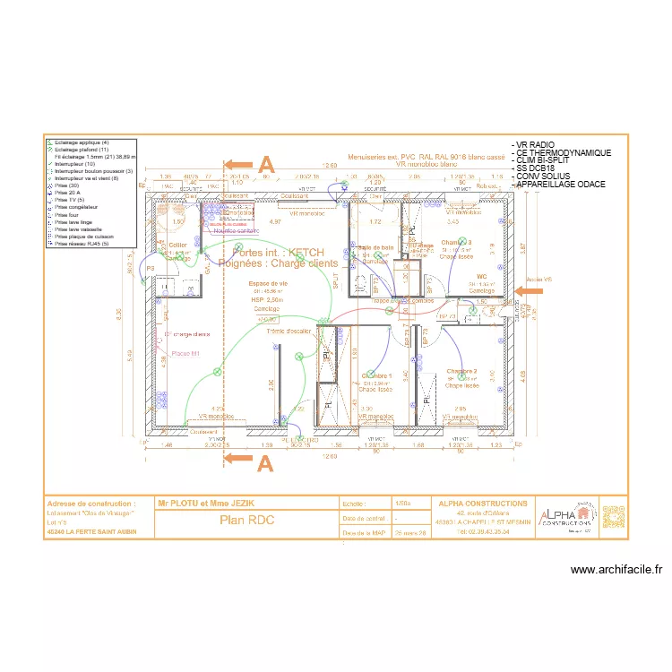 ALPHA 45 - PLOTU. Plan de ALPHA 45 - PLOTU. Plan de
