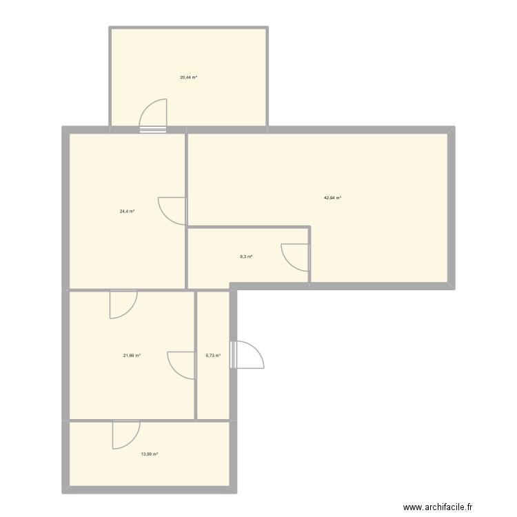 PLAN DE MAISON. Plan de 7 pièces et 138 m2