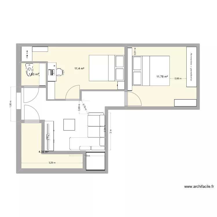 DEPOT ETAGE. Plan de 