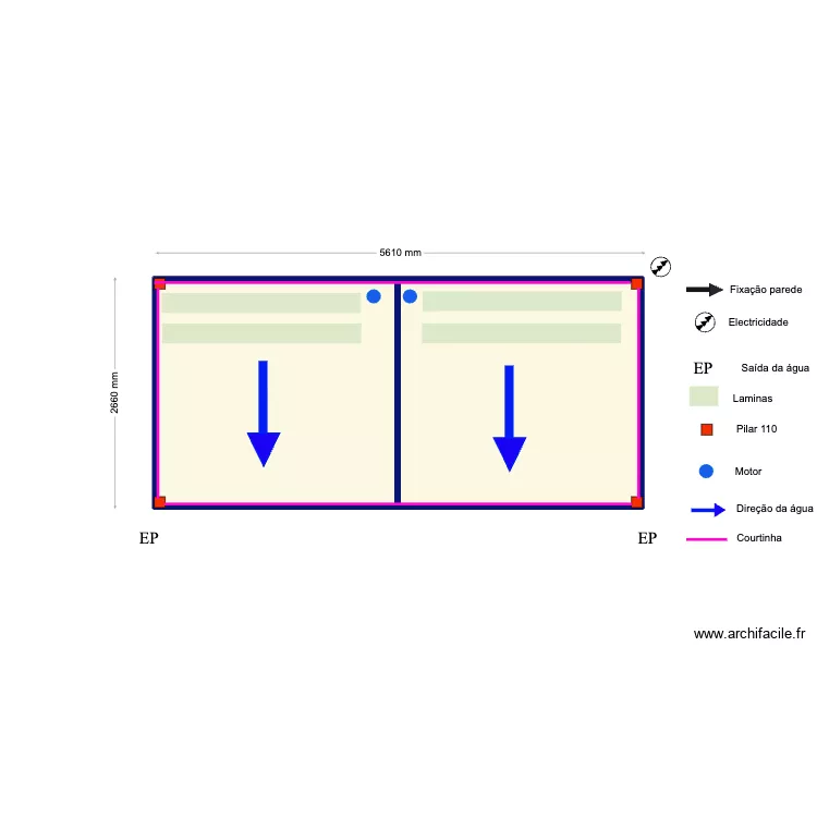 Fernando Mendes. Plan de 2 et 14 m² Fernando Mendes. Plan de 2 et 14 m²