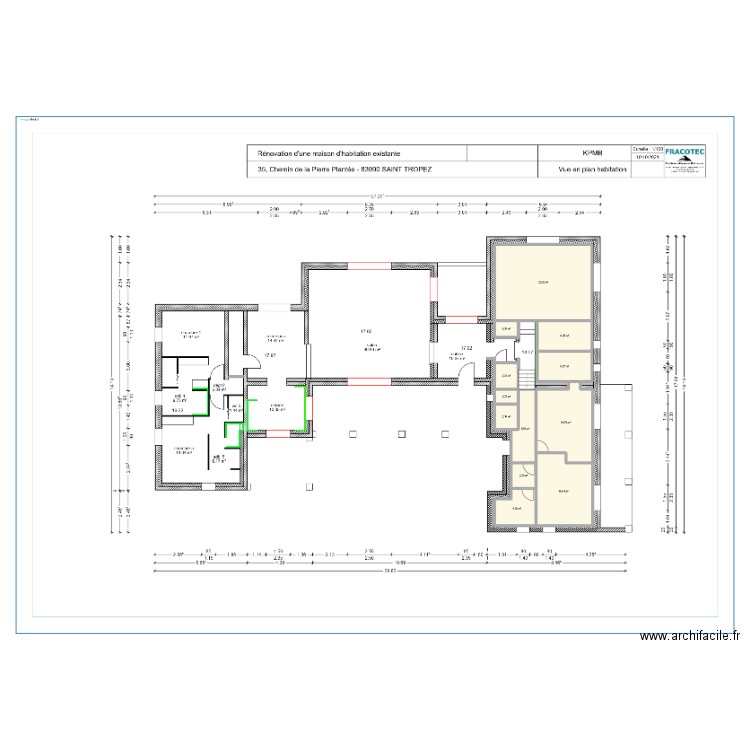 35 PP. Plan de 0 pièce et 0 m2