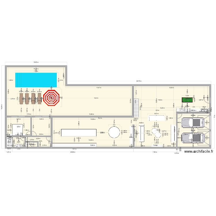 leopold loft V5. Plan de 8 pièces et 385 m2