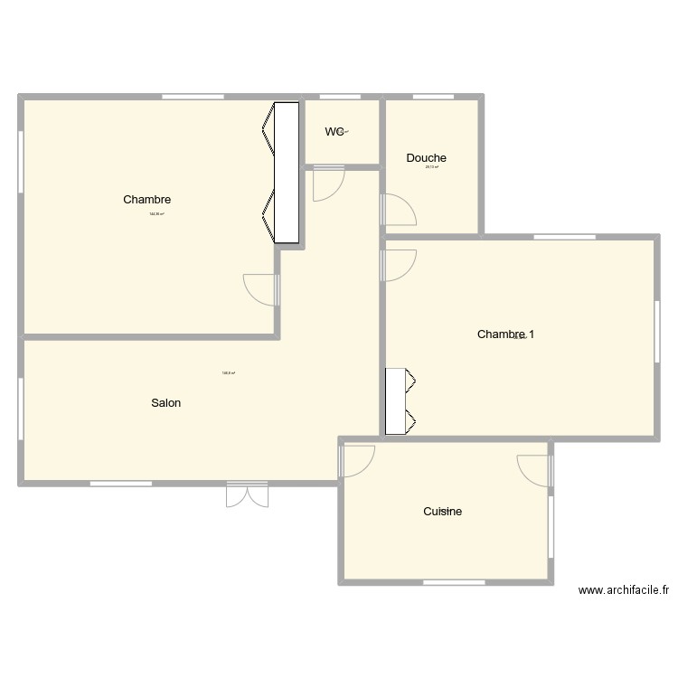 Vu En Plan Houin1. Plan de 6 pièces et 519 m2