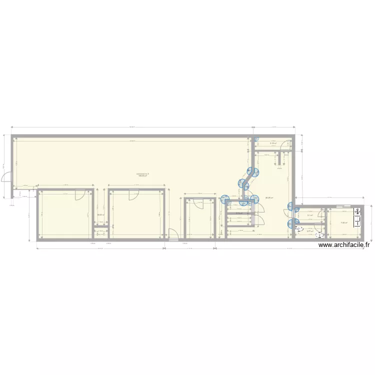 costumerie 3. Plan de 