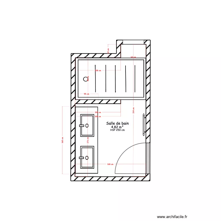 SDB. Gravejat. Plan de 