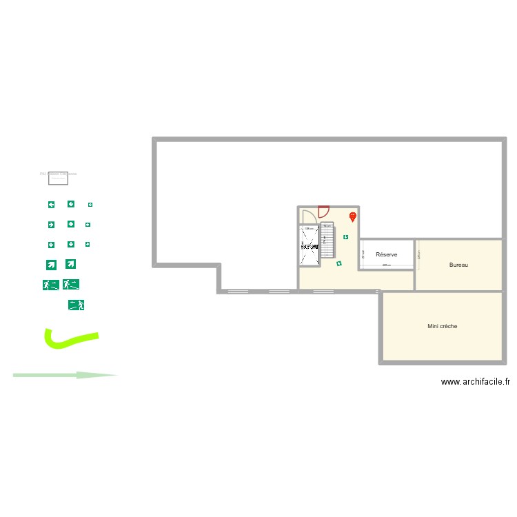 maison citoyenne deuxième étage bis. Plan de 12 pièces et 489 m2