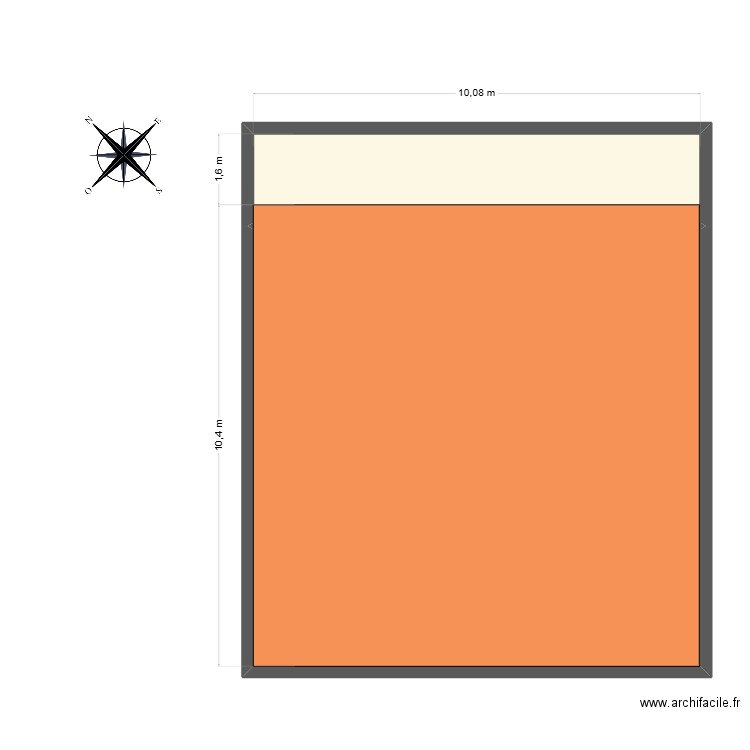 plan de masse retaillons existant. Plan de 2 pièces et 119 m2