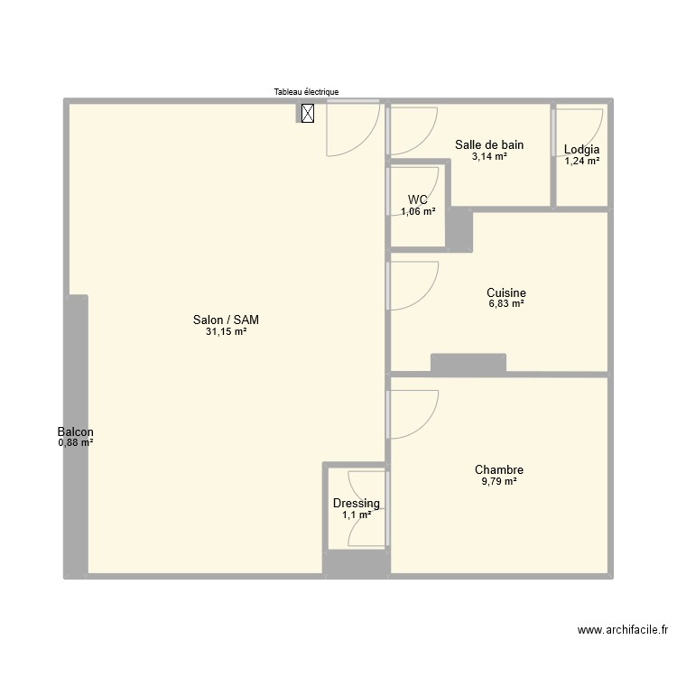 Ilann BREST après travaux. Plan de 0 pièce et 0 m2