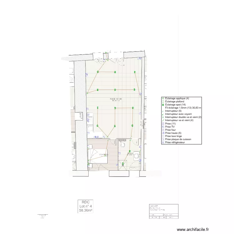 LOG 4 ELEC. Plan de 