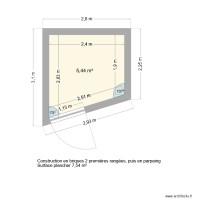 DP2 - Plan de masse abri de jardin (parking)