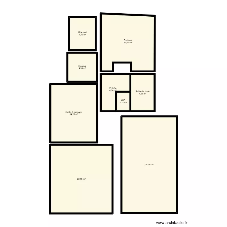 rdc tantonville. Plan de 9  et 99 m²