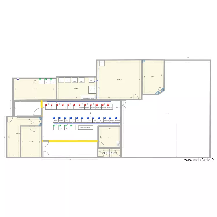 GLD en cours. Plan de 9 Pièces et 141 m² GLD en cours. Plan de 9 Pièces et 141 m²